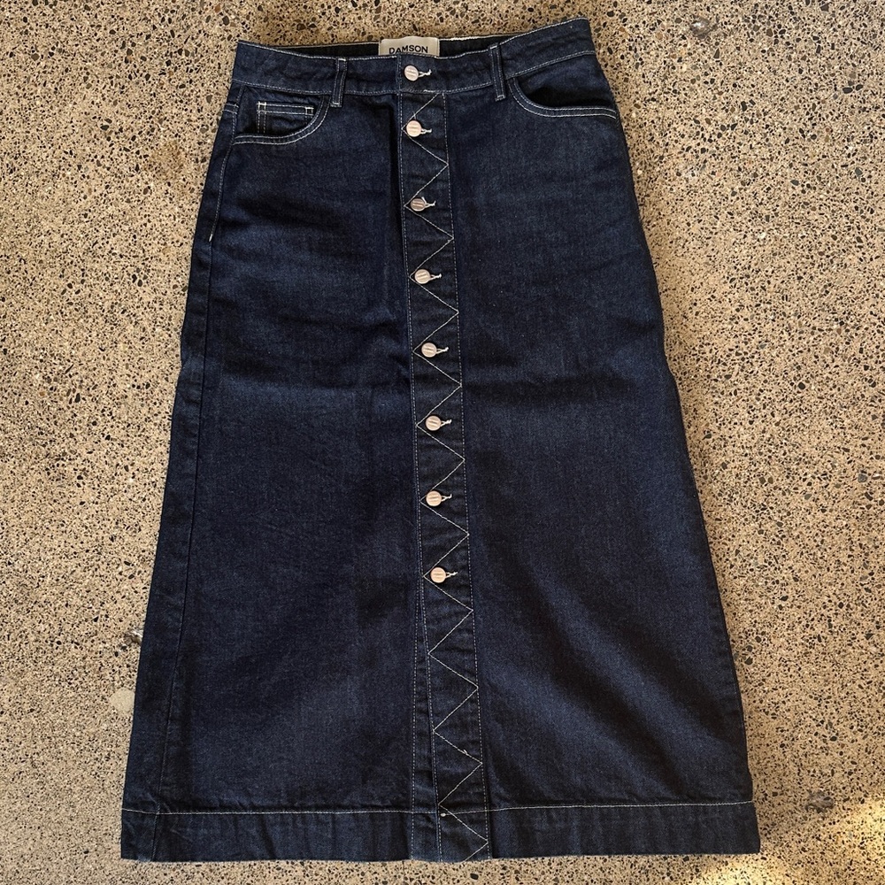 Damson Madder Denim Skirt